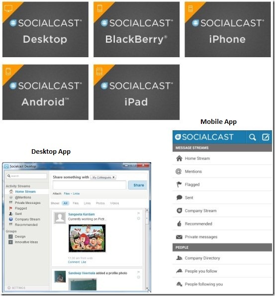 socialcast apps