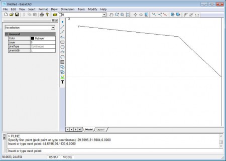 BabaCAD polyline