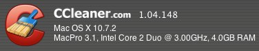CCleaner deatils screenshot