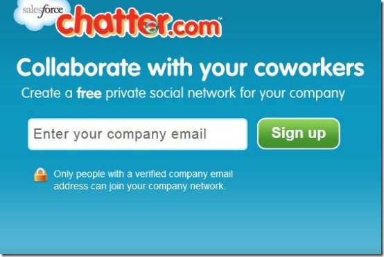 Chatter signup