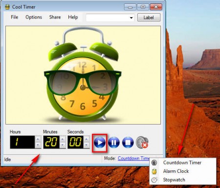 Cool Timer setting up