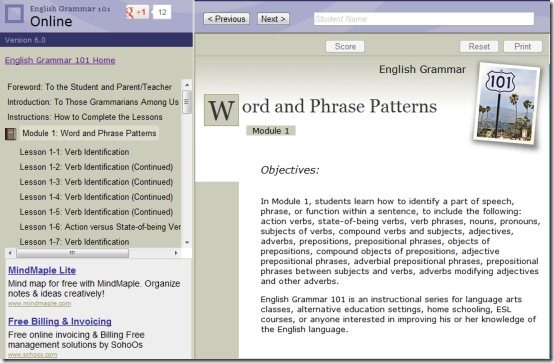 EnglishGrammar101 learn grammar