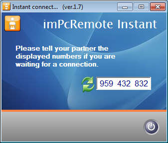 ImPcRemote client user window
