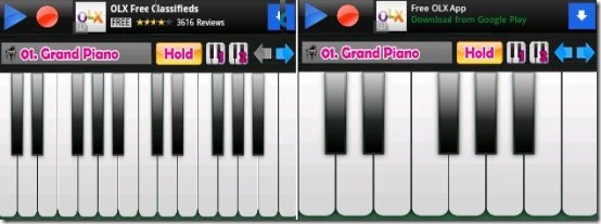 Real Piano app