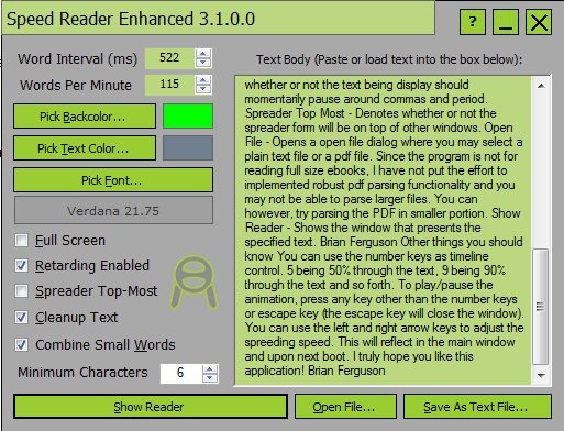 Text for Speed reading. Speed reading program download. Ридер. Программы «Screen Reader» описание.