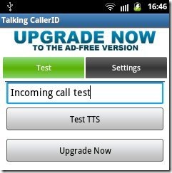 Talking Caller ID