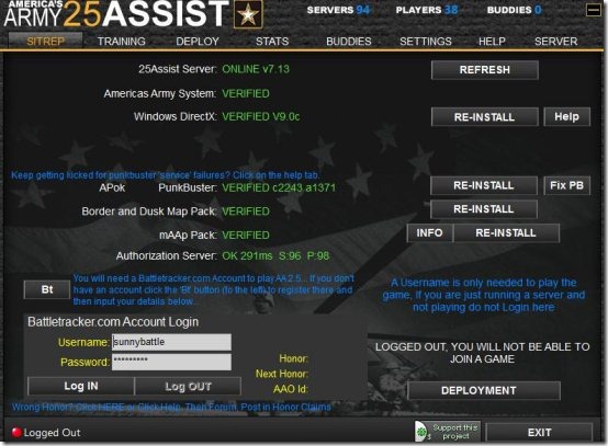 americas army 2.5 assist