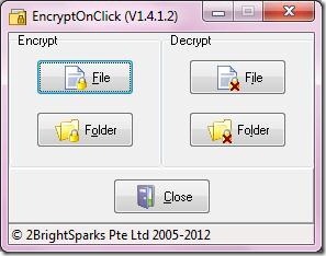 encryptonclick interface