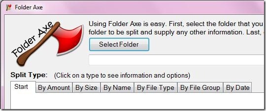 folder axe interface