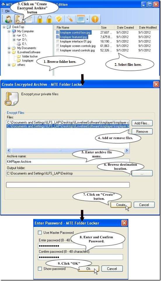 folder locker file encryption