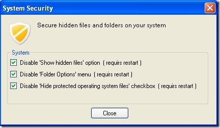 folder locker security
