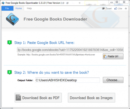 Google Books downloader