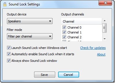 sound lock properties