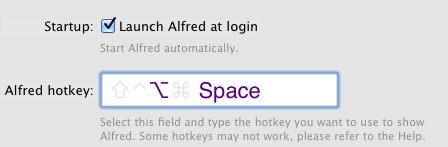 alfred hotkey