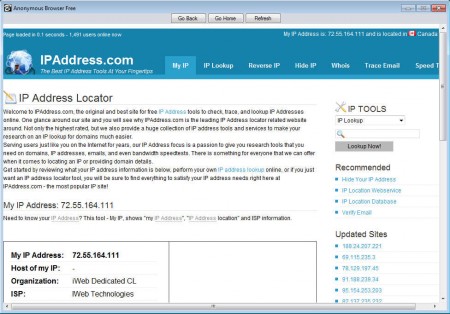 Anonymouse Browser Free browsing