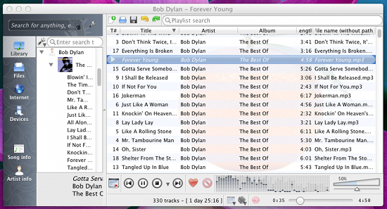 clementine music player for Mac