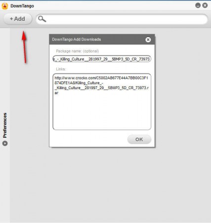 DownTango adding download