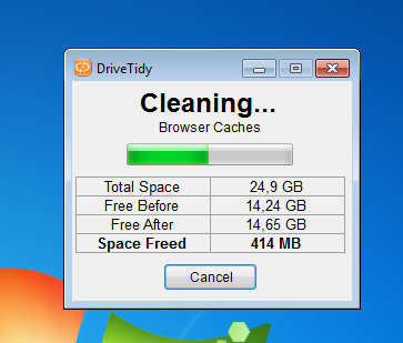 DriveTidy disk cleanup