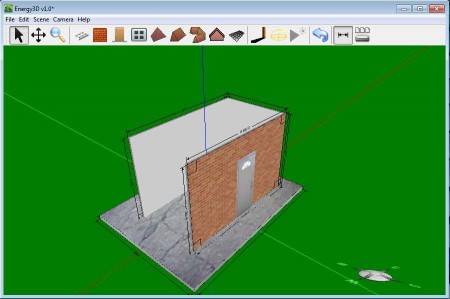 Energy3D creating building 3D