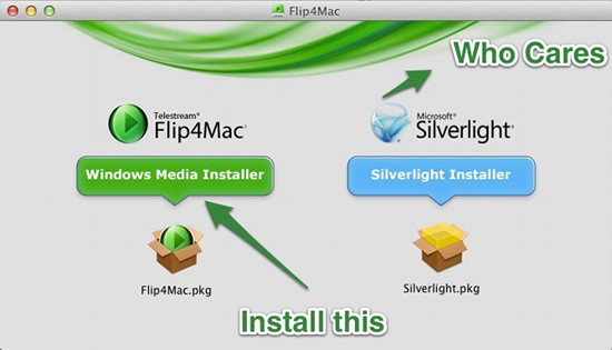 Flip4Mac installation