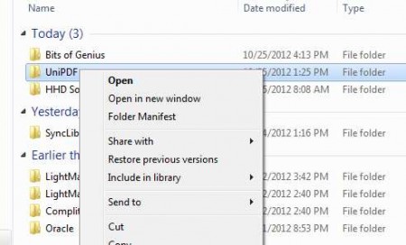 Folder Manifest to create a list of files in a folder 
