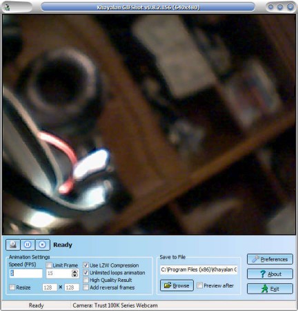 GIFShot free animated GIF creating software