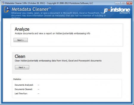 Metadata Cleaner to remove metadata