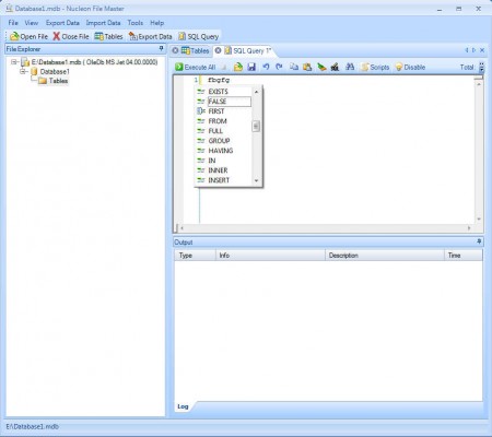 Nucleon File Master SQl Query