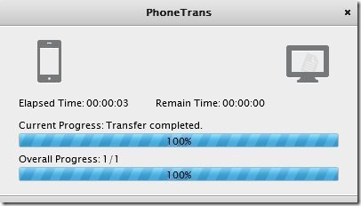 PhoneTrans Export import