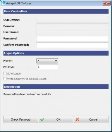 VSUsbLogon setting up login