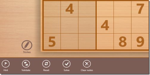 Windows 8 Sudoku