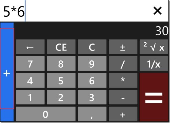 Windows 8 calculator