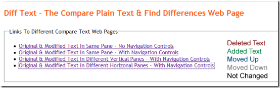 diff-text-compare-text-online