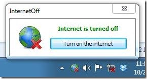 internet off to turn off internet