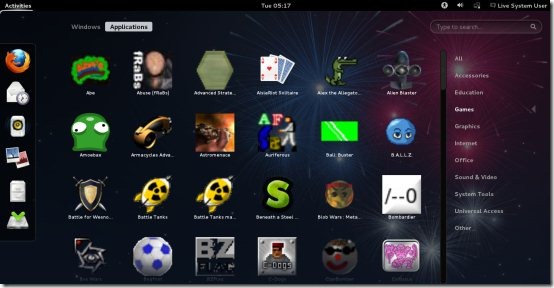linux games-screenshot