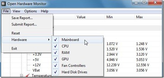 open hardware monitor options