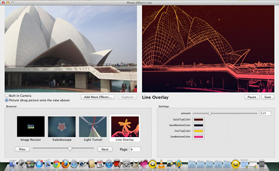 photo effects lite screenshot mac