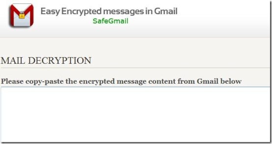 safegmail encryption