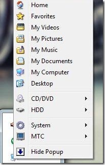 system tray application