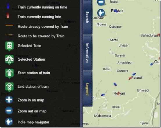 train location symbols