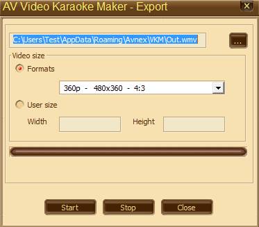 AV Video Karaoke Maker last step