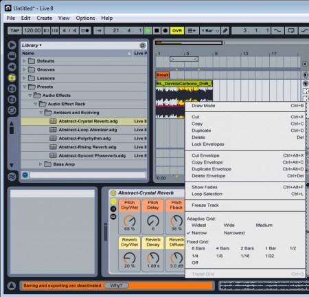 Ableton Live bassic editing