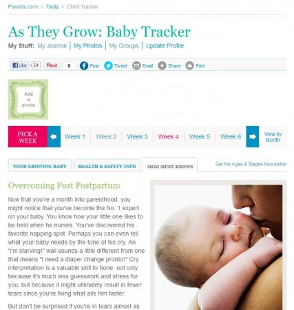 Baby Development Tracker tools