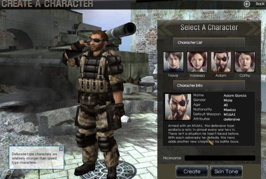 BlackShot character