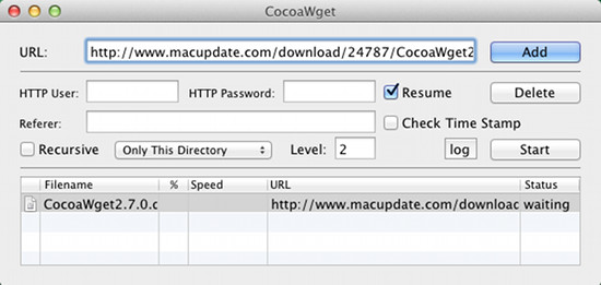 cocoawget free download manager for mac