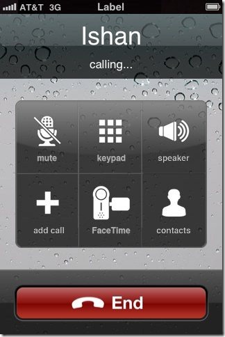 Fake A Call Caller interface