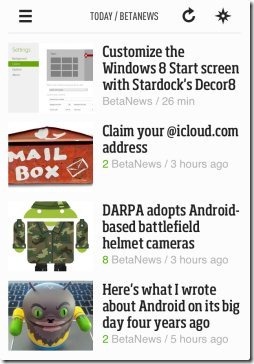Feedly news