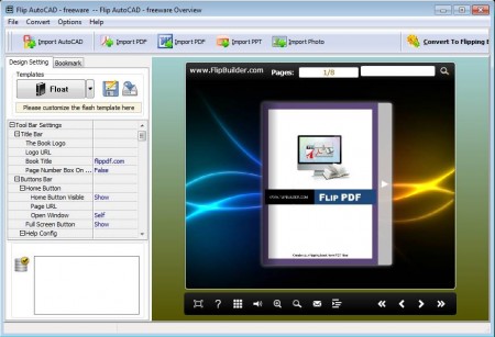 Flip AutoCAD default window