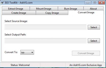 ISO Toolkit image conversion