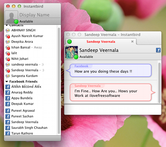 Instantbird mac screen shot